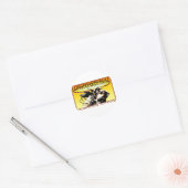 LONGBOARDS REGEL RONDE STICKER (Envelop)