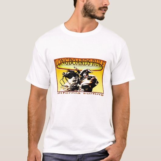 LONGBOARDS REGEL T-SHIRT (Voorkant)