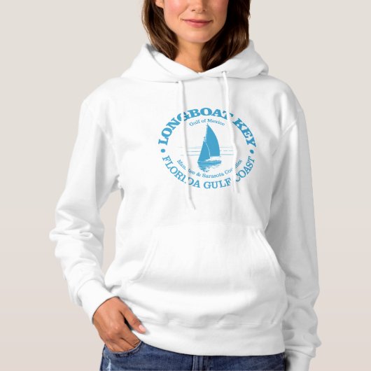 Longboat Key (zeilboot) Hoodie (Voorkant)