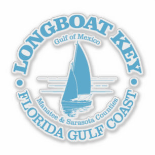 Longboat Key (zeilboot) Sticker