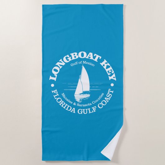 Longboat Key (zeilboot) Strandlaken (Voorkant)