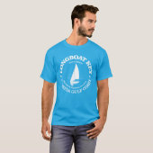 Longboat Key (zeilboot) T-shirt (Voorkant volledig)