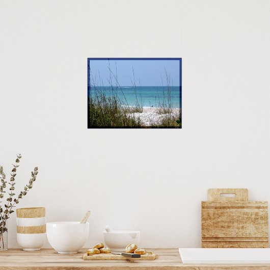 Longboot Beach Poster (Keuken)