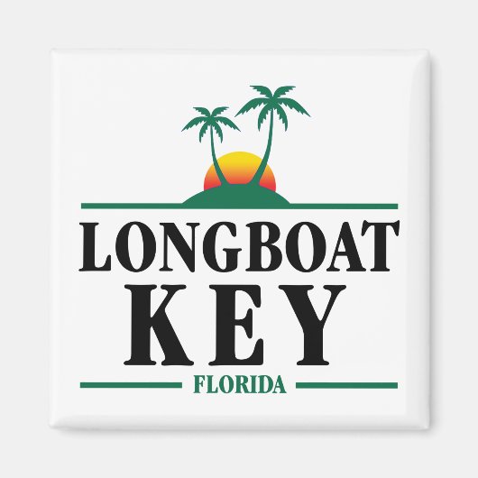 Longboot Key Florida Magneet (Voorkant)