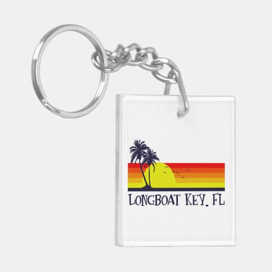 Longboot Key Florida Sleutelhanger (Voorkant Links)