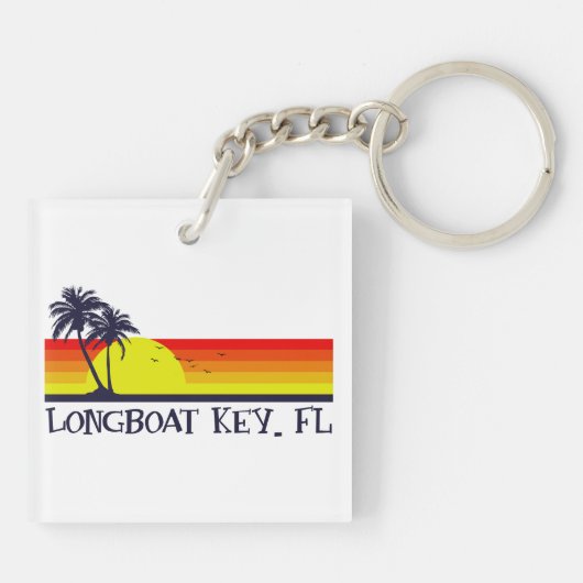 Longboot Key Florida Sleutelhanger (Achterkant)