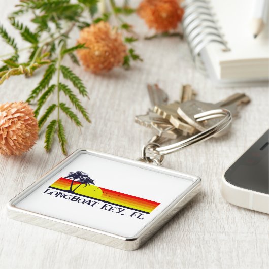 Longboot Key Florida Sleutelhanger (Zijkant)