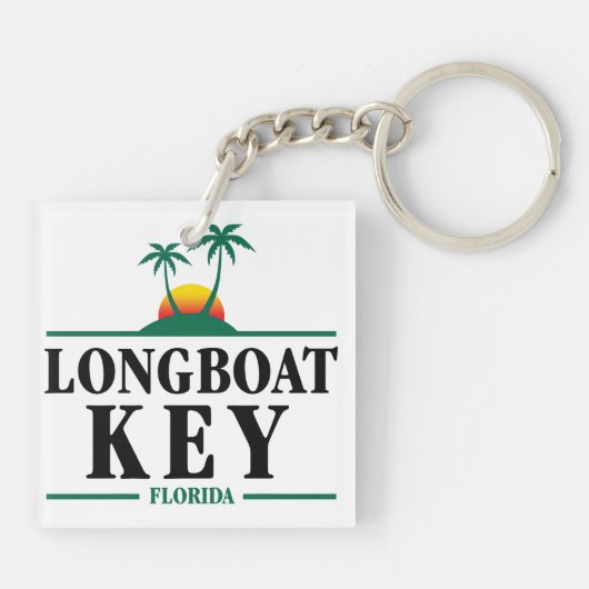 Longboot Key Florida Sleutelhanger (Achterkant)