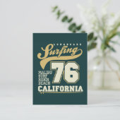 Longbordsurfen | Californië 76 Briefkaart (Staand voorkant)