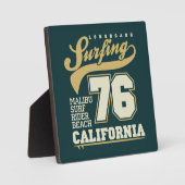 Longbordsurfen | Californië 76 Fotoplaat (Voorkant)