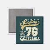 Longbordsurfen | Californië 76 Magneet (Voorkant / Achterkant)