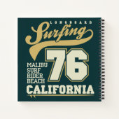 Longbordsurfen | Californië 76 Notitieboek (Achterkant)