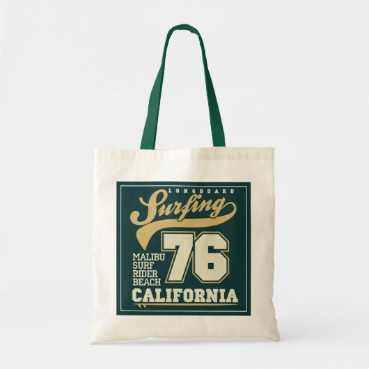 Longbordsurfen | Californië 76 Tote Bag (Voorkant)