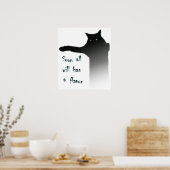 Longcat Tacgnol All heeft een smaakstof Poster (Keuken)