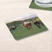 Longchamp Race Horse, Edgar Degas Kartonnen Onderzetters (Schuin)