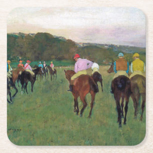 Longchamp Race Horse, Edgar Degas Kartonnen Onderzetters