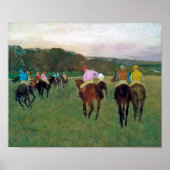 Longchamp Race Horse, Edgar Degas Poster (Voorkant)