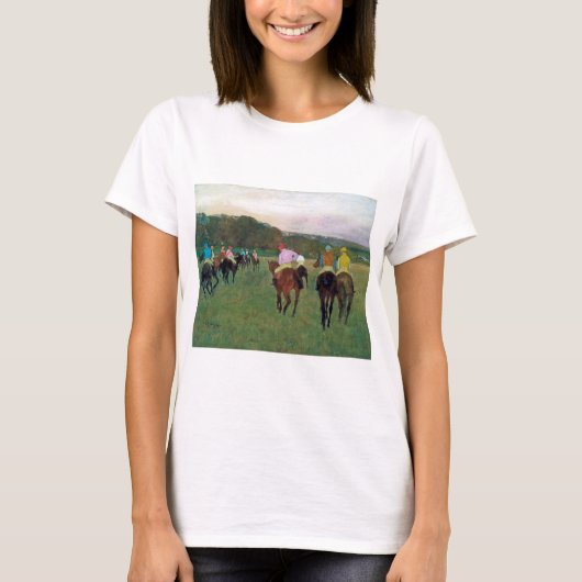 Longchamp Race Horse, Edgar Degas T-shirt (Voorkant)