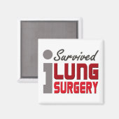 Longchirurgie Survivor magneet (Voorkant / Achterkant)