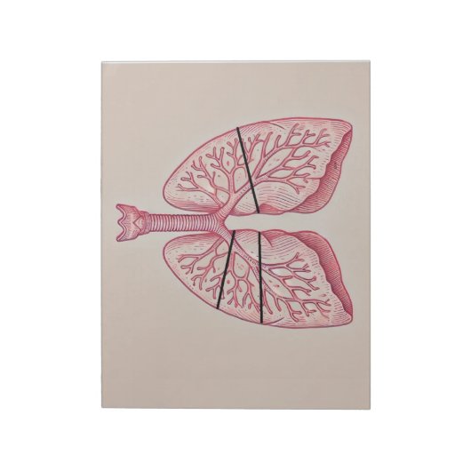 Longdiagram Notitieblok (Linkerzijde)