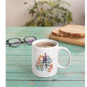 Longen, ademen als een boom aanpasbaar koffiemok