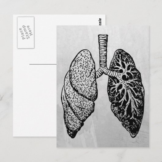 longen briefkaart (Voorkant / Achterkant)