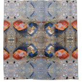 Longen en zeeschelpen, II Douchegordijn (Voorkant)