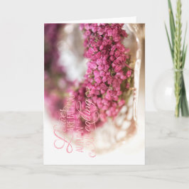 Longeren vallen in de herfst. feestdagen kaart