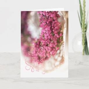 Longeren vallen in de herfst. feestdagen kaart