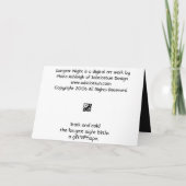 Longest Night Kaart (Achterkant)