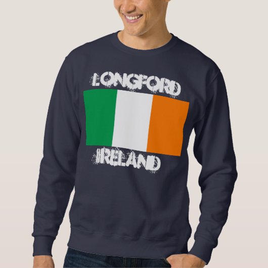 Longford, Ierland met Ierse vlag Trui (Voorkant)