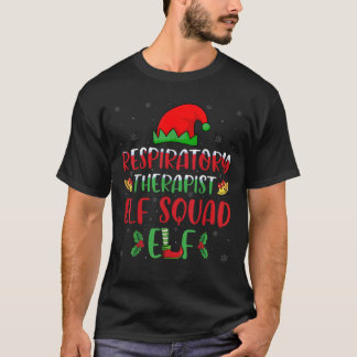 Longfunctieanalist Elf Squad Kerstmis Longarts T-shirt
