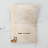 Longhair Chihuahua Fairy Verjaardag Kaart (Binnen)