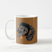 Longhair Dachshund Gift Koffiemok (Links)