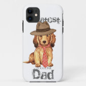 Longhaire Dachshund Dad Case-Mate iPhone Case (Achterkant)