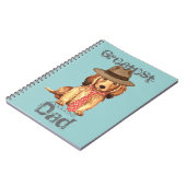 Longhaire Dachshund Dad Notitieboek (Linkerzijde)