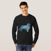 Longhaire Dachshund T-shirt (Voorkant volledig)