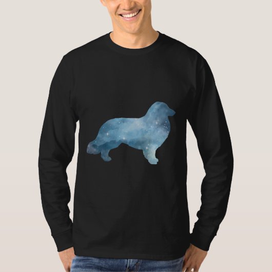 Longhaire Dachshund T-shirt (Voorkant)