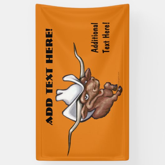 Longhorn Banner (Verticaal)