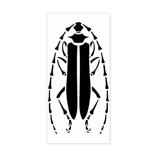 Longhorn Beetle Art Stempel (Afrduk)