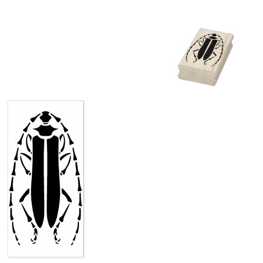Longhorn Beetle Art Stempel (Gestempeld)