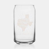 Longhorn Burnt Oranje Home Sweet Home - Texas Blikvorm Glas (Rechts)