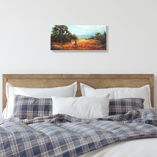 Longhorn Canvas (Insitu (Slaapkamer))