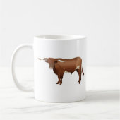 Longhorn Cattle Koffiemok (Links)