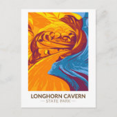 Longhorn Cavern State Park Texas  Briefkaart (Voorkant)