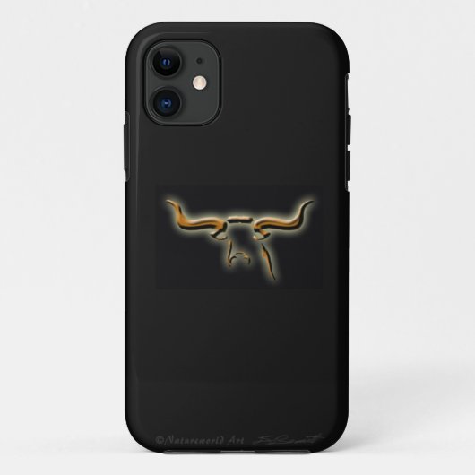 Longhorn Eenvoudige iPhone5 Universeel Hoesje (Achterkant)