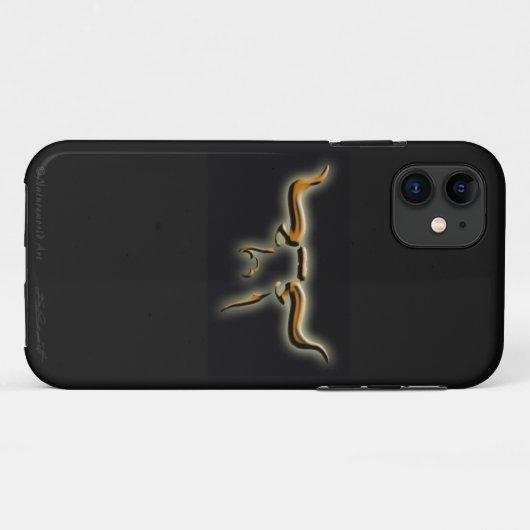 Longhorn eenvoudige stoere iPhone 5 Hoesje (Achterkant (horizontaal))