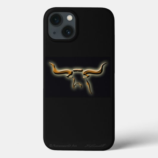 Longhorn eenvoudige stoere iPhone 6 Hoesje (Achterkant)