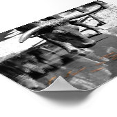 Longhorn en Goldfish Poster (Hoek)