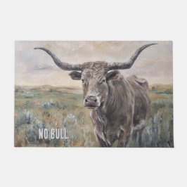 "Longhorn" handgeschilderd Deurmat